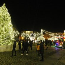 Kalėdų eglutė Klaipėdoje įžiebta paslapčia