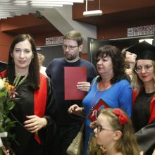 Klaipėdos universiteto absolventams – sveikinimai ir diplomai