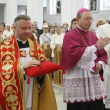 Klaipėdiečiai pagerbė naująjį vyskupą