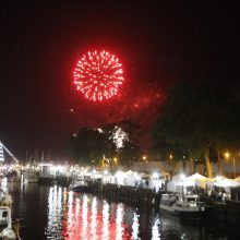 Jubiliejinės Jūros šventės dangų nušvietė įspūdingi fejerverkai