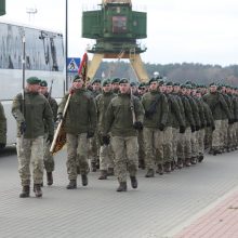 Uostamiestyje paminėta Lietuvos kariuomenės atkūrimo diena