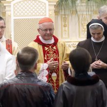Kaune – kardinolo S. Tamkevičiaus Padėkos Mišios <span style=color:red;>(vaizdo įrašas)</span>