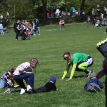 Atidarytas atnaujintas Santakos parkas: šventėje pramogų surado kiekvienas