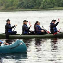 Kauniečiai leidosi kultūringais upių maršrutais