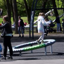 Atidarytas atnaujintas Santakos parkas: šventėje pramogų surado kiekvienas