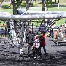 Atidarytas atnaujintas Santakos parkas: šventėje pramogų surado kiekvienas