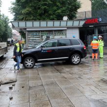 Darbų įkarštis prasideda ir likusioje Vilniaus gatvės dalyje