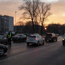 Į Klaipėdą įvažiavo ne visi: apgręžta apie pusšimtis automobilių