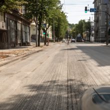 Vairuotojų kančios: uždaryta Maironio gatvė, K. Donelaičio gatvėje – slalomas