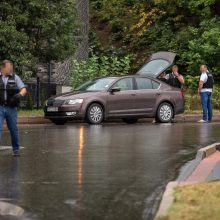 Kaune kelią užtvėrė policijos operacija