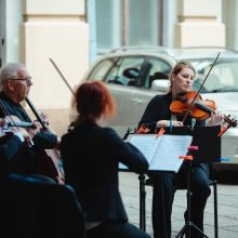 Kartu su likusiais miestais Kaunas dėkojo muzikos skambesiais