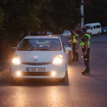 Reidas Kaune: neblaivaus vairuotojo automobilis išvežtas į saugojimo aikštelę