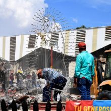 Meksikoje įgriuvus bažnyčios stogui žuvo vienuolika žmonių