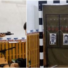 Žiniasklaida: Rusijoje moksleiviai mokomi šaudyti į V. Zelenskį ir J. Bideną