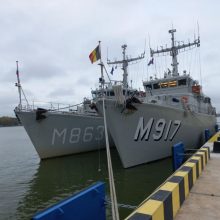 Klaipėdos uoste – Belgijos ir Nyderlandų priešmininių laivų vizitas