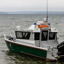 Pasieniečiams įkliuvo motorinę valtį Rusijos pasienyje vairavęs girtas mažeikiškis