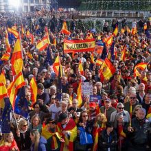 Tūkstančiai ispanų protestavo prieš amnestiją katalonų separatistams