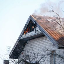 Per gaisrą Kupiškio rajone žuvo vyras
