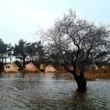 Pajūryje – potvynio grėsmė: patvino Minija ir Šventoji