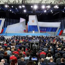 Rusijoje artėjant rinkimams, V. Putinas žada iki 2030 m. įgyvendinti socialinių reformų