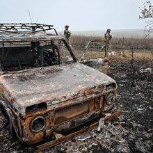 Ukrainoje sprogus automobiliui žuvo Rusijos remiamas politikas