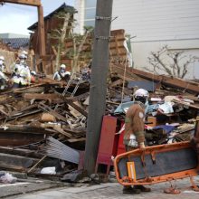 Japonijoje žemės drebėjimo aukų skaičius išaugo iki 92, dingusiųjų – iki 242