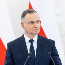 Lenkijos prezidentas pareiškė abejonių, kad Ukrainai pavyks atsikovoti Krymą