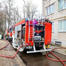 Kėdainių, Raseinių rajonuose ir Kaune gesinant gaisrus nukentėjo trys žmonės