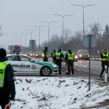 Lietuvos policija paskelbė, kokius reidus šalies keliuose vykdys sausio mėnesį