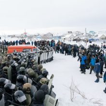 Rusijai slopinant retus protestus, Baškirijoje sulaikyta daugiau žmonių