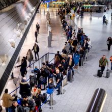 Vokietijoje streikuoja oro uostų apsaugos darbuotojai