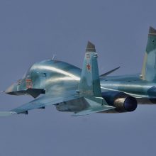 Ukrainos oro pajėgos: per vieną dieną ukrainiečiai numušė du rusų lėktuvus Su-34