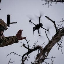 Ukrainos oro pajėgos: numušti penki rusų dronai