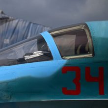 Ukraina praneša per dieną numušusi tris rusų lėktuvus Su-34