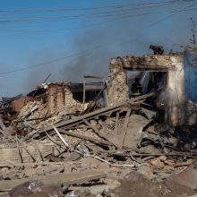 V. Zelenskis: praėjusią naktį Rusija atakavo Ukrainą daugiau kaip 40 raketų ir 40 dronų