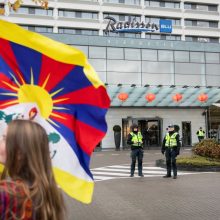 Prie Kinijos ambasados Vilniuje Tibeto rėmėjai rengia pilietinę akciją