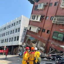 Kinija po stipraus žemės drebėjimo pasiūlė Taivanui savo pagalbą