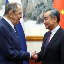 S. Lavrovas: Rusija ir Kinija turi sukurti dvigubą opoziciją Vakarams