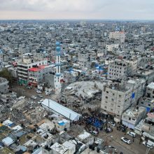 Žiniasklaida: Izraelio gynybos ministras paneigė, kad jau nustatyta Rafos puolimo data