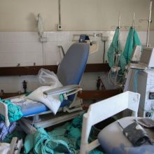 PSO: iš didžiausios Gazos Ruožo ligoninės liko tik „tuščias kiautas“