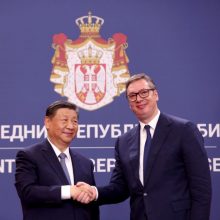 Kinijos ir Serbijos vadovai pasirašė deklaraciją dėl strateginės partnerystės stiprinimo