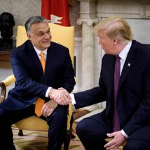 V. Orbanas lankysis pas V. Trumpą tikėdamasis jo sugrįžimo į prezidento postą