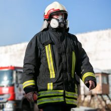 Vilniaus rajono gamybinėse patalpose kilo gaisras