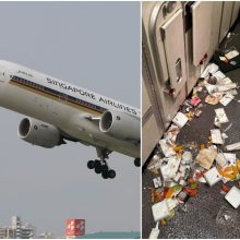 Tragedija lėktuve: per skrydį iš Londono į Singapūrą dėl stiprios turbulencijos žuvo žmogus
