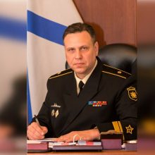 Rusija po virtinės atakų paskyrė naują savo Juodosios jūros laivyno vadą