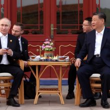 Paskutinę vizito Kinijoje dieną V. Putinas sieks stiprinti ekonominį bendradarbiavimą