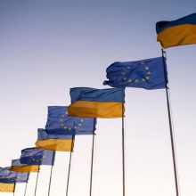 ES pritarė planui panaudoti pelną iš įšaldyto Rusijos turto Ukrainai apginkluoti