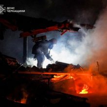 D. Šmyhalis: per naktinę rusų ataką nukentėjo šešių Ukrainos sričių energetikos infrastruktūra