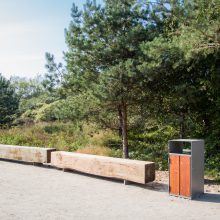 Dar viena nauja poilsio erdvė Klaipėdoje: Melnragėje įkurtas parkas