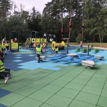 Klaipėdoje dar viena vieta vaikams: atnaujinta žaidimų aikštelė Poilsio parke